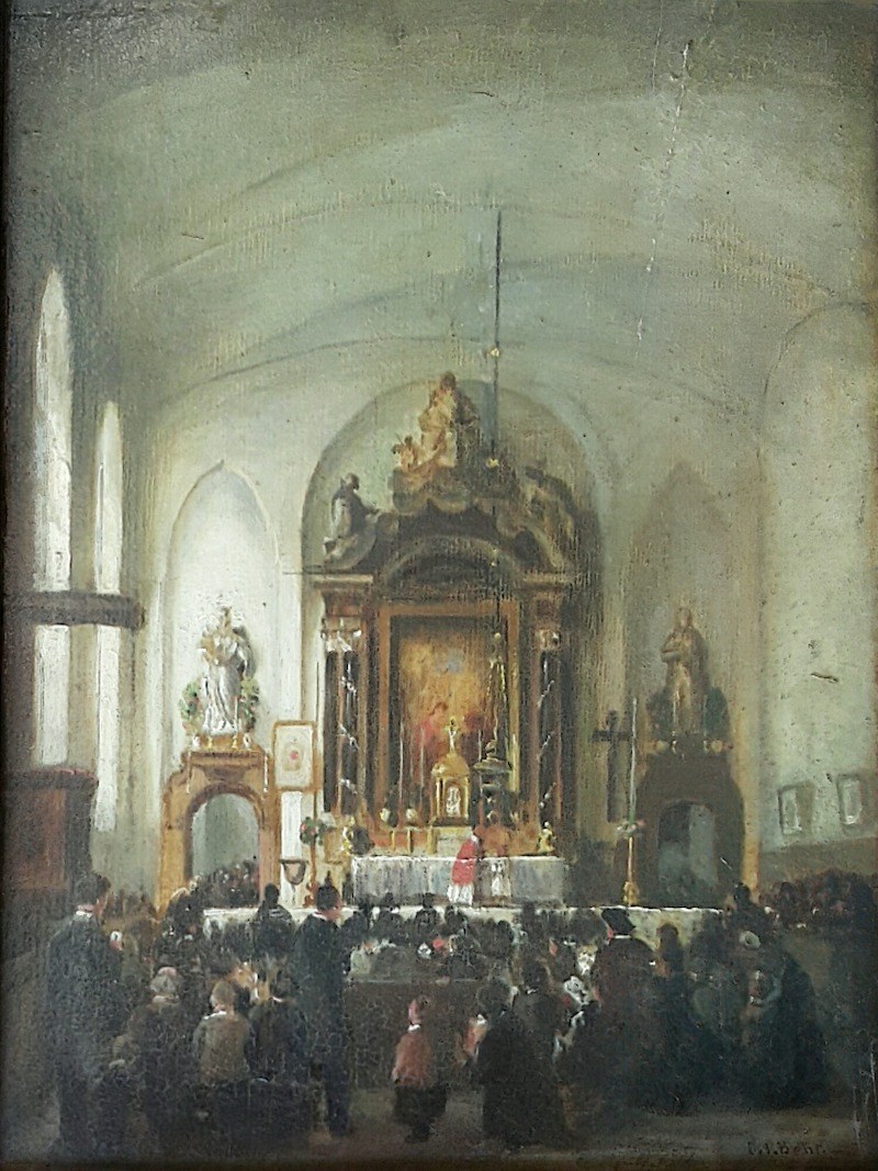 Historische afbeelding van de schuilkerk